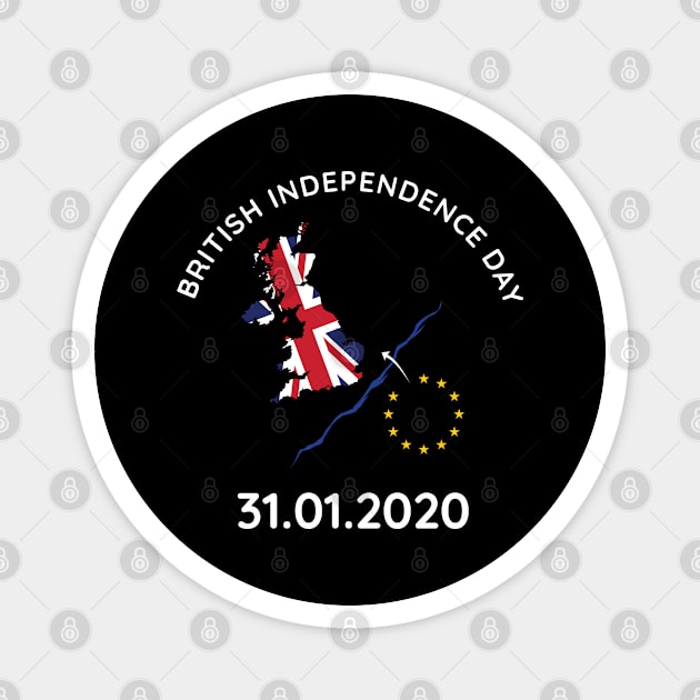 British Independence Day Brexit Magnet by CrissWild